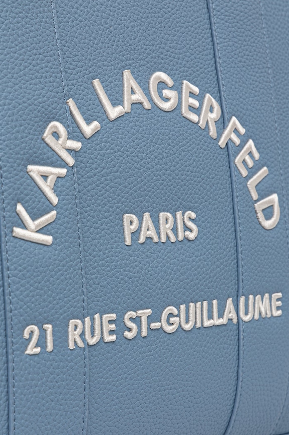 Karl Lagerfeld tote bag pentru femei cu imitație de piele K/RSG MD albastru B1W30041