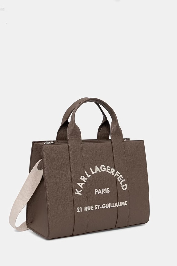 Karl Lagerfeld borsa shopper da donna in similpelle K/RSG MD B1W30041 marrone SS26