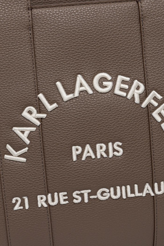 Karl Lagerfeld borsa shopper da donna in similpelle K/RSG MD B1W30041 marrone