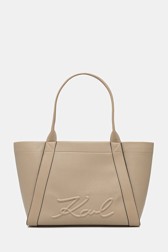 Τσάντα Karl Lagerfeld K/VILLE συνθετικό μπεζ B1W30066