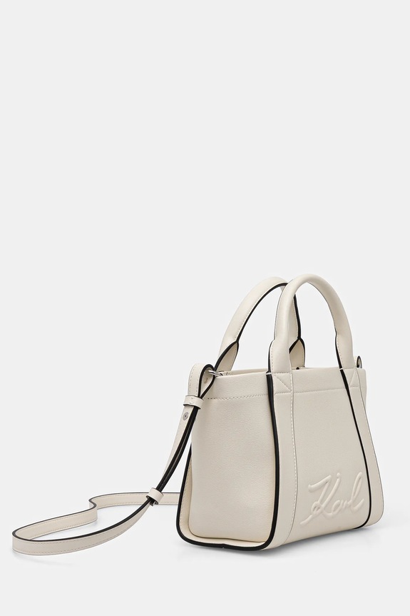Torba Karl Lagerfeld K/VILLE B1W30067 bijela SS26
