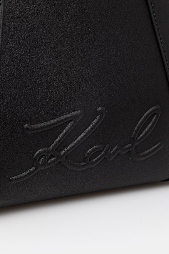 Karl Lagerfeld crossbody kabelka dámská z imitace semiše K/VILLE černá B1W30067