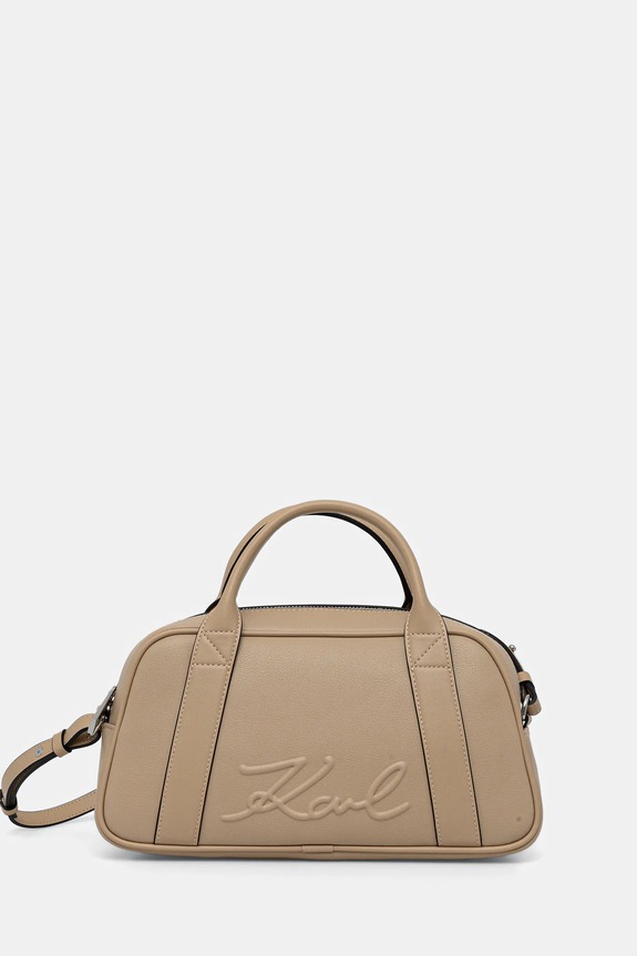 Сумочка Karl Lagerfeld K/VILLE не вмещает А4 бежевый B1W30068
