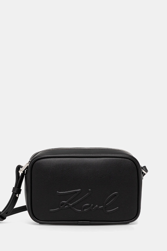 Torba Karl Lagerfeld K/VILLE bez uzorka crna B1W30069
