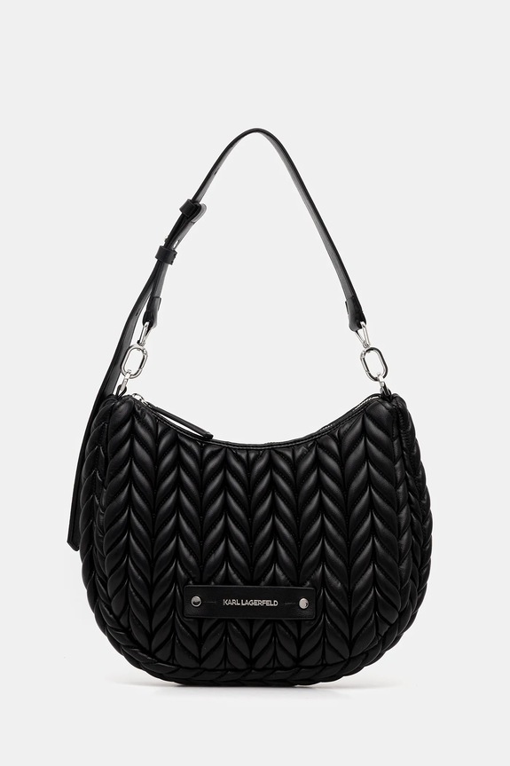 Torba Karl Lagerfeld K/WEAVE bez uzorka crna B1W30080