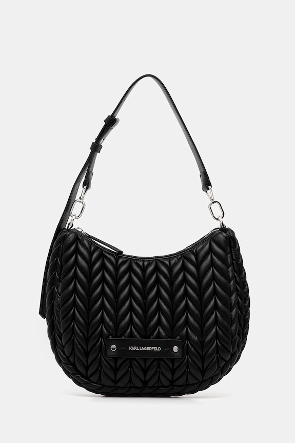 Torba Karl Lagerfeld K/WEAVE bez uzorka crna B1W30080