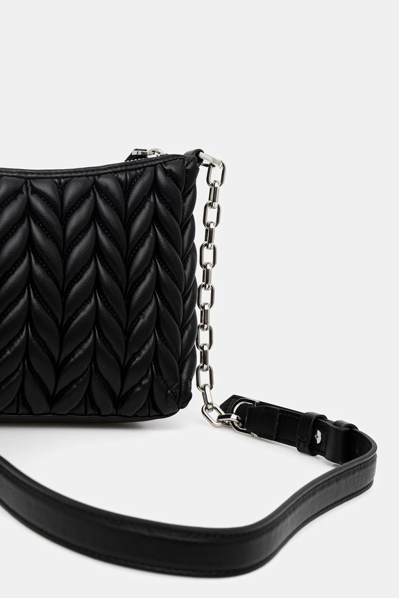 Torba Karl Lagerfeld K/WEAVE crna B1W30082