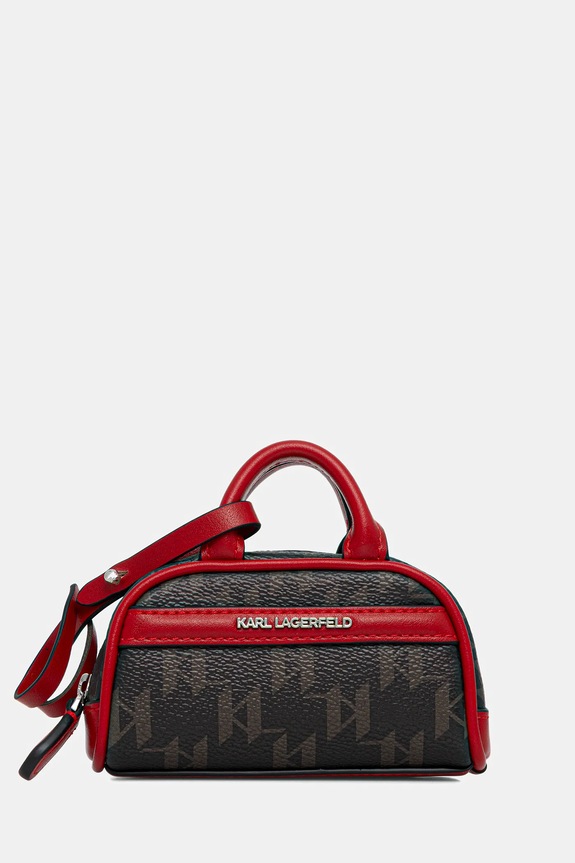 Сумка Karl Lagerfeld IKON MONOGRAM не вмещает А4 коричневый B1W32019