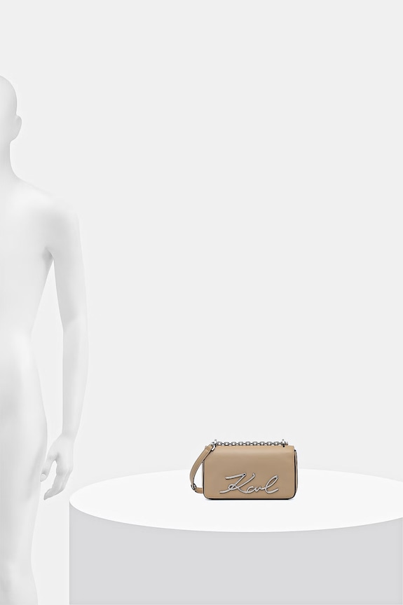 Karl Lagerfeld сумка крос-боді жіноча шкіряна K/SIGNATURE B1W30046