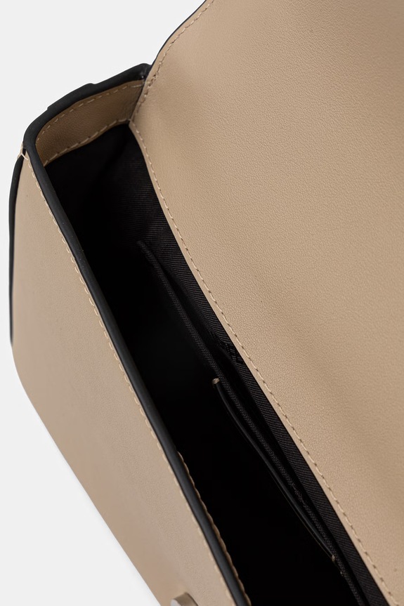 Karl Lagerfeld сумка крос-боді жіноча шкіряна K/SIGNATURE B1W30046 бежевий