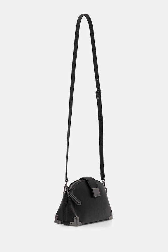 Kožna torba Karl Lagerfeld K/TRUNK B1W30124 crna SS26