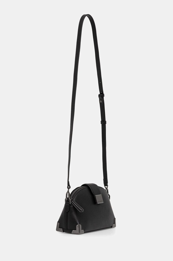 Kožna torba Karl Lagerfeld K/TRUNK B1W30124 crna SS26