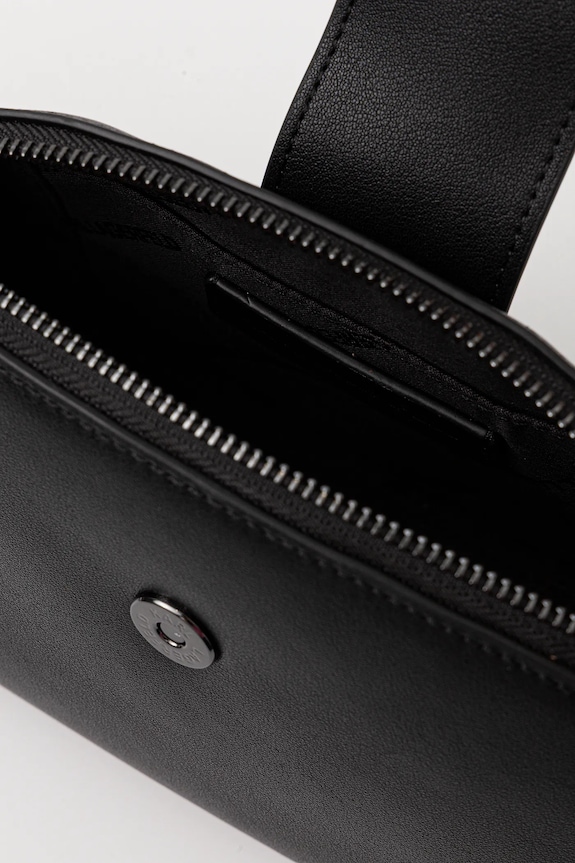 Kožna torba Karl Lagerfeld K/TRUNK B1W30124 crna