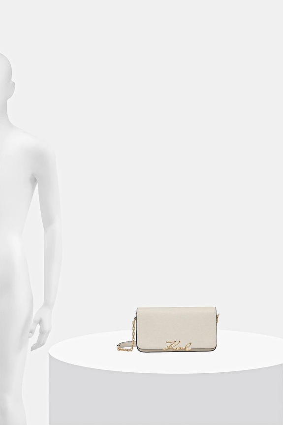Kožna torba Karl Lagerfeld K/SIGNATURE B1W32037
