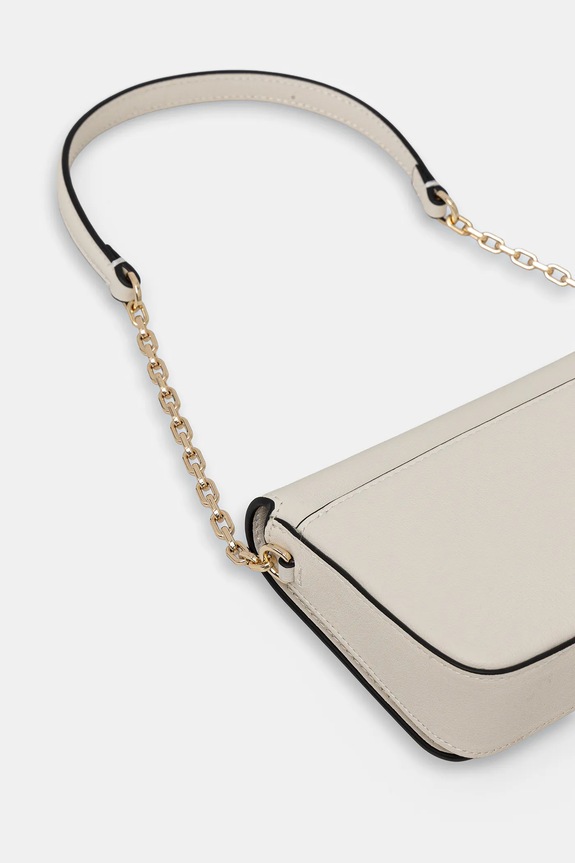 Kožna torba Karl Lagerfeld K/SIGNATURE bijela B1W32037