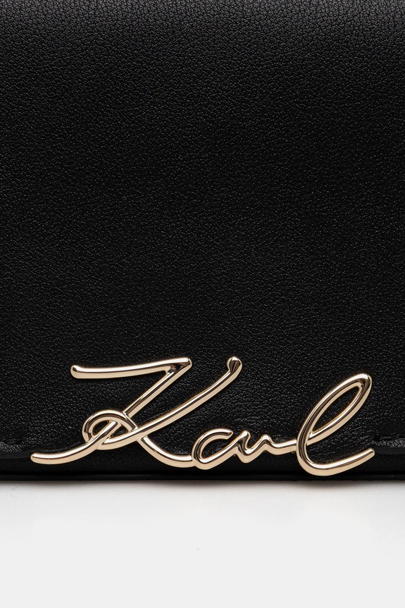 Dodaci Kožna torba Karl Lagerfeld K/SIGNATURE B1W32037 crna