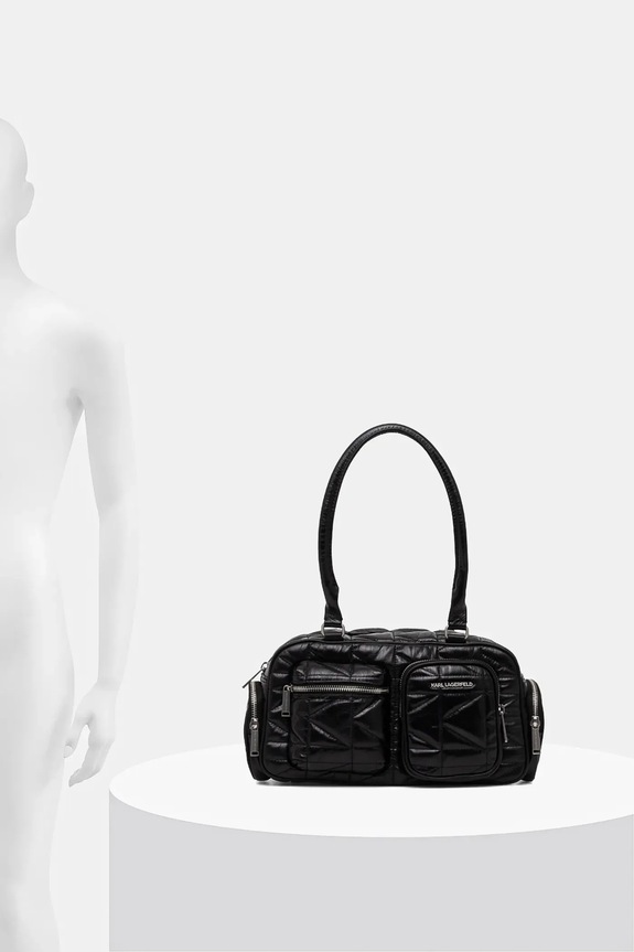 Kožená kabelka Karl Lagerfeld K/KUILT B1W30089