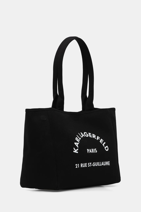 Karl Lagerfeld pamut táska K/RSG B1W50010 fekete SS26