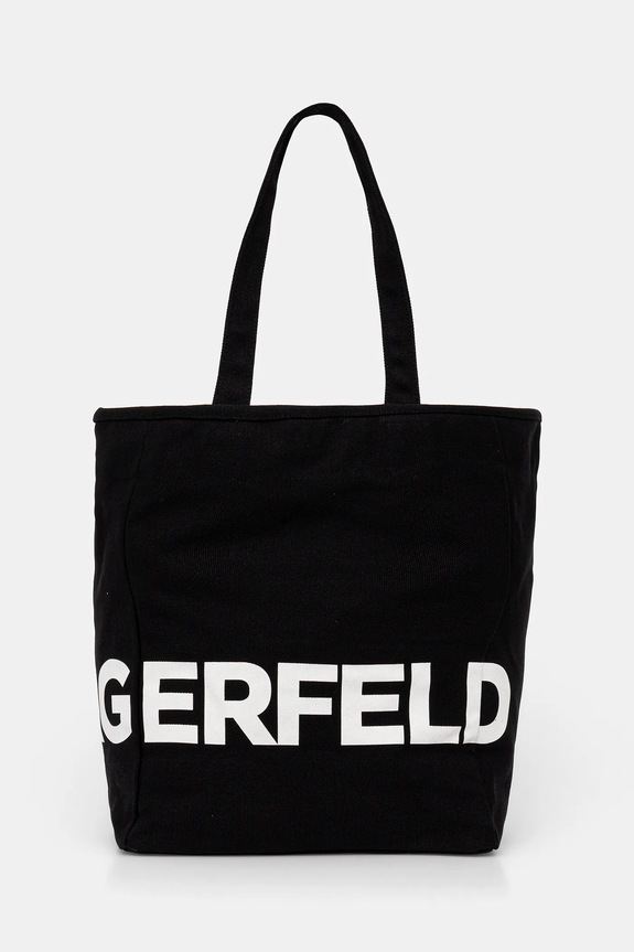 Dodatki Bombažna torba Karl Lagerfeld K/ESSENTIAL B1W50050 črna