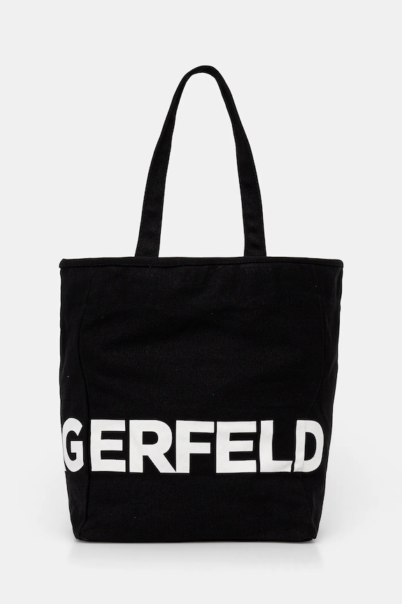 Dodatki Bombažna torba Karl Lagerfeld K/ESSENTIAL B1W50050 črna