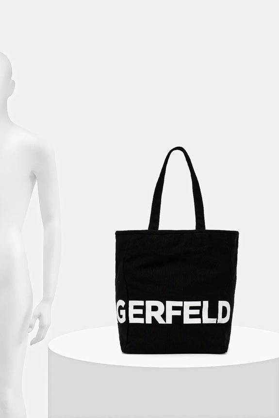 Bombažna torba Karl Lagerfeld K/ESSENTIAL B1W50050