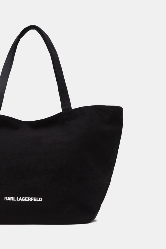 Doplňky Bavlněná kabelka Karl Lagerfeld IKON B1W50052 černá