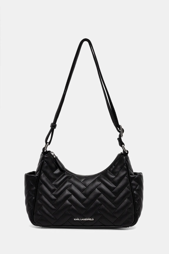 Τσάντα Karl Lagerfeld K/BRICK απλικέ μαύρο B1W30039