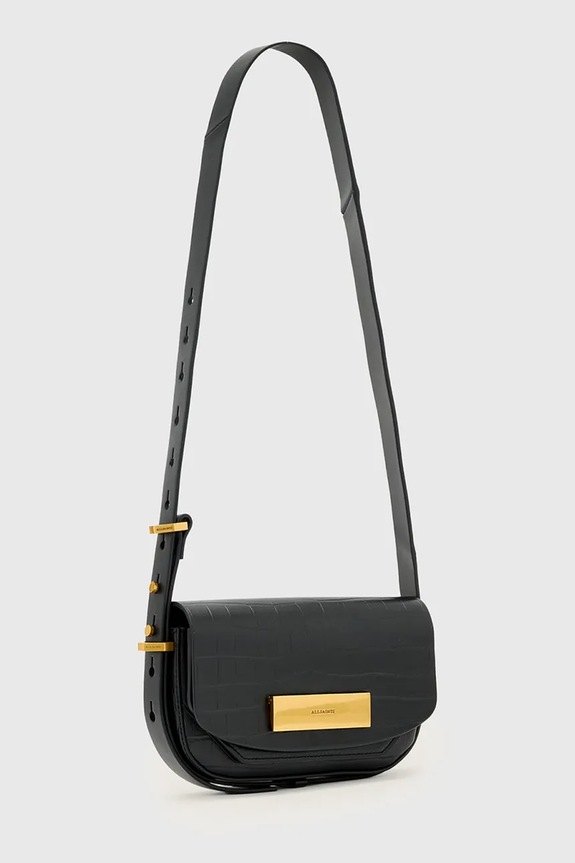 AllSaints borsa a mano in pelle W569XD nero SS26