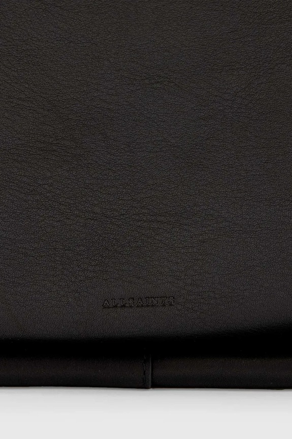 AllSaints geantă de mână din piele întoarsă W567XD negru