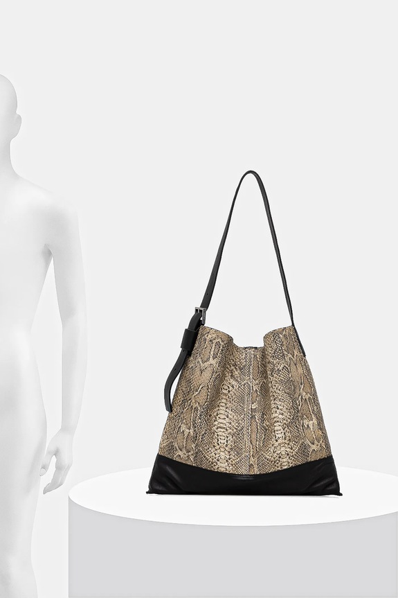 Kožená kabelka AllSaints W560XD