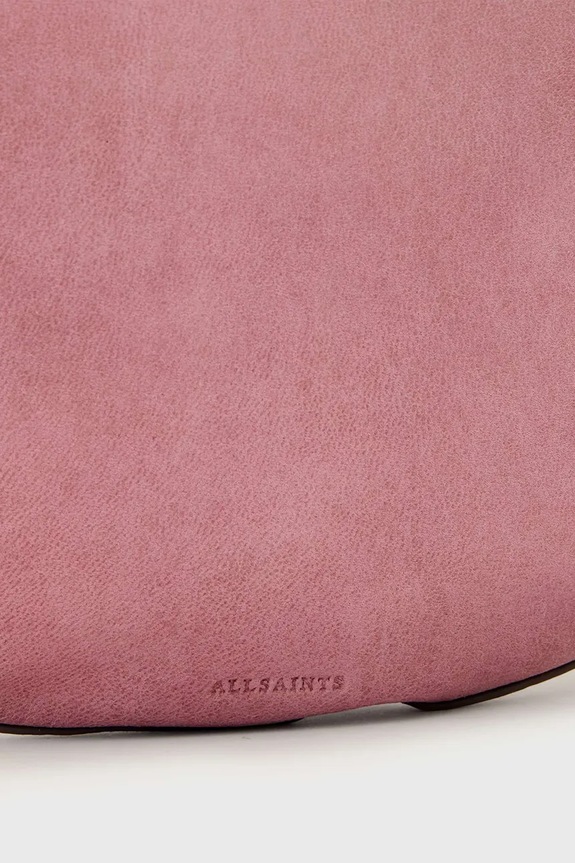 AllSaints torebka crossbody damska skórzana różowy W546XD