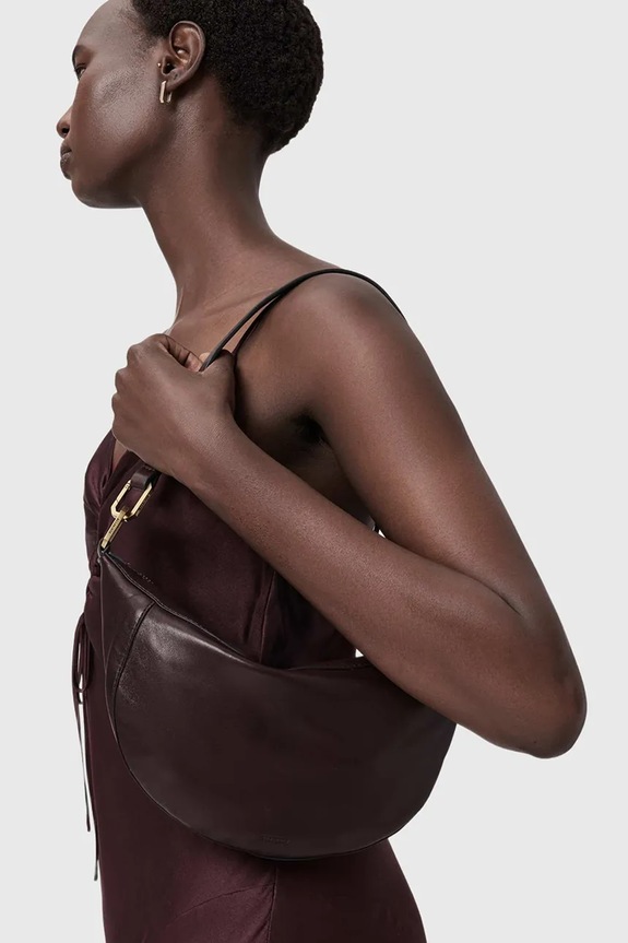 AllSaints torebka crossbody damska skórzana W546XD
