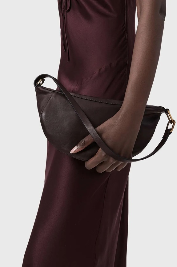 AllSaints torebka crossbody damska skórzana W546XD