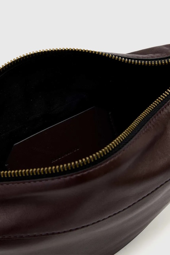 AllSaints torebka crossbody damska skórzana W546XD brązowy