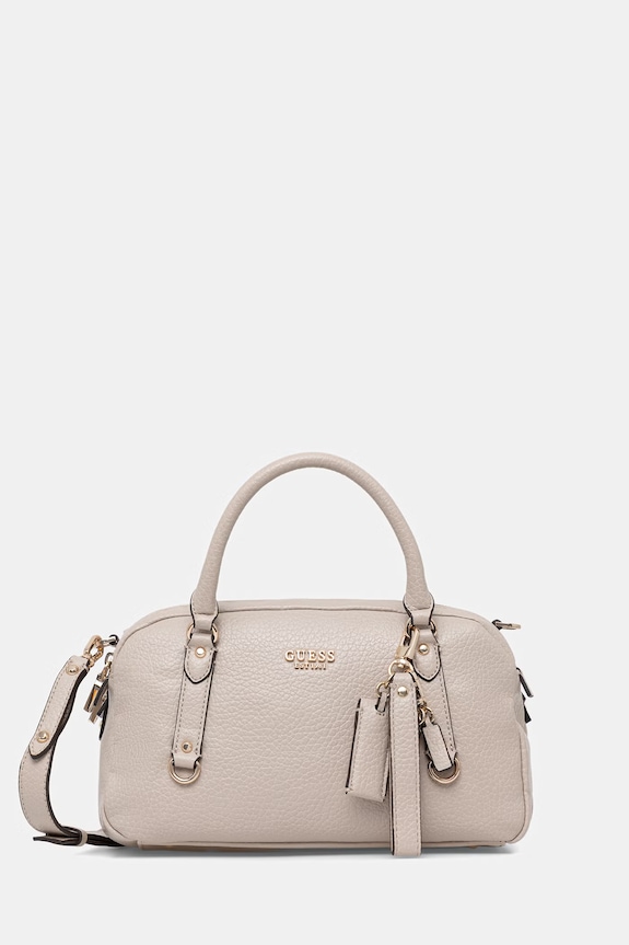 Guess torebka MARSHA nie mieści A4 beżowy HWBG95.01060