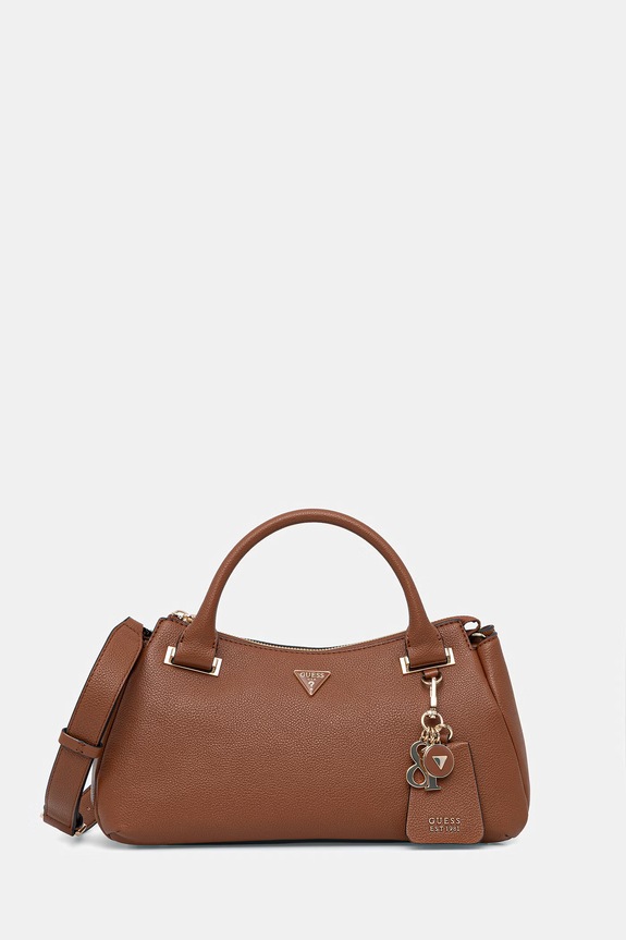 Guess torebka EVIE nie mieści A4 brązowy HWBG96.64060