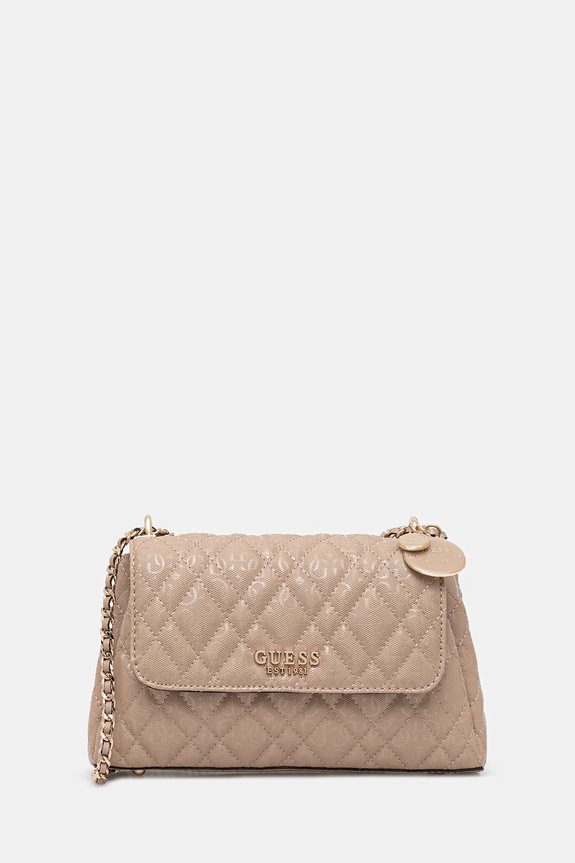 Guess torebka ISEMAY nie mieści A4 beżowy HWGG96.28210