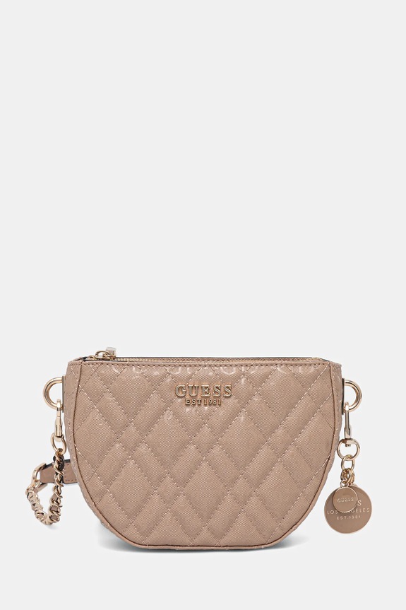 Guess torebka ISEMAY nie mieści A4 beżowy HWGG96.28720