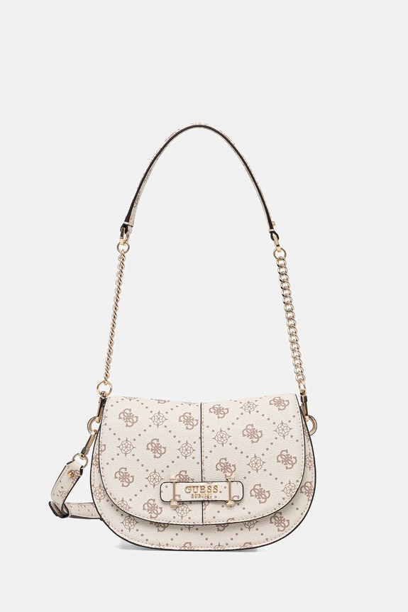 Τσάντα Guess CARRIE συνθετικό μπεζ HWGP98.98200