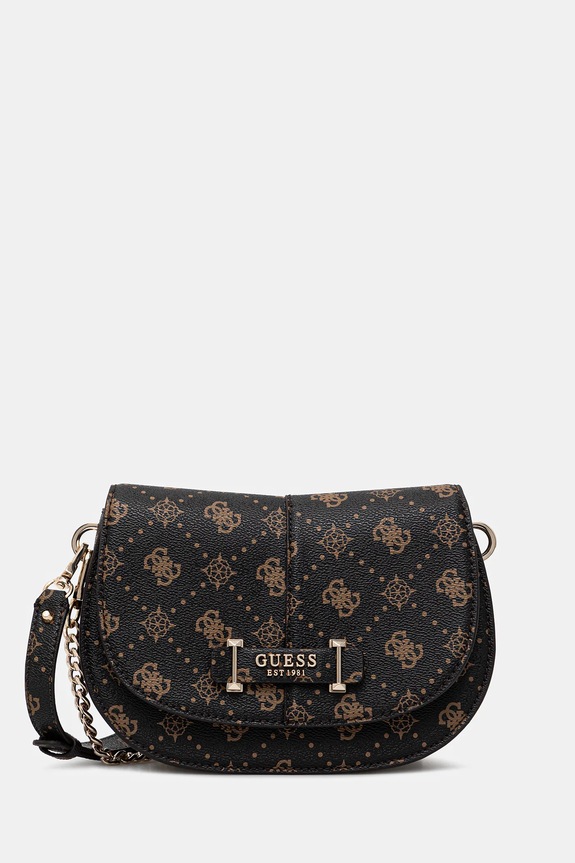 Guess torebka CARRIE nie mieści A4 brązowy HWGP98.98200