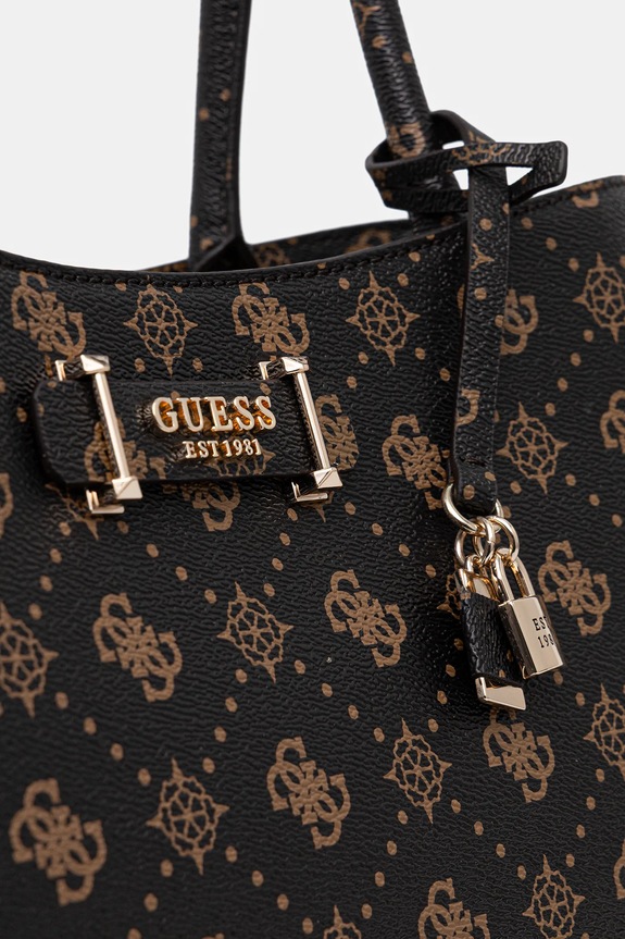 Guess torebka CARRIE brązowy HWGP98.98220