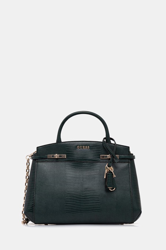 Guess torebka MELINDA nie mieści A4 zielony HWKL99.33060