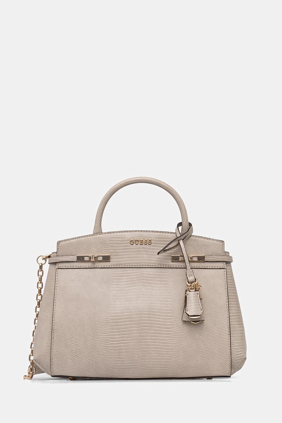 Guess torebka MELINDA nie mieści A4 beżowy HWKL99.33060