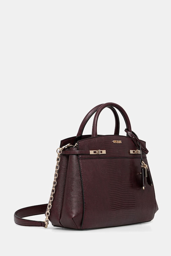 Guess torebka MELINDA HWKL99.33060 bordowy SS26