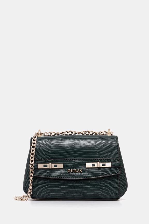 Guess torebka MELINDA nie mieści A4 zielony HWKL99.33780