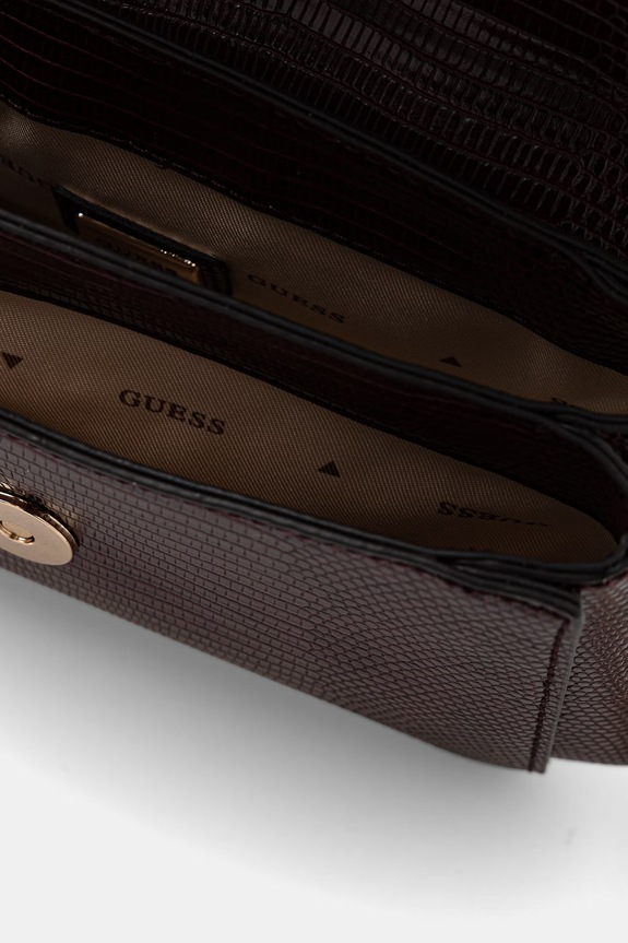 Guess torebka MELINDA HWKL99.33780 bordowy