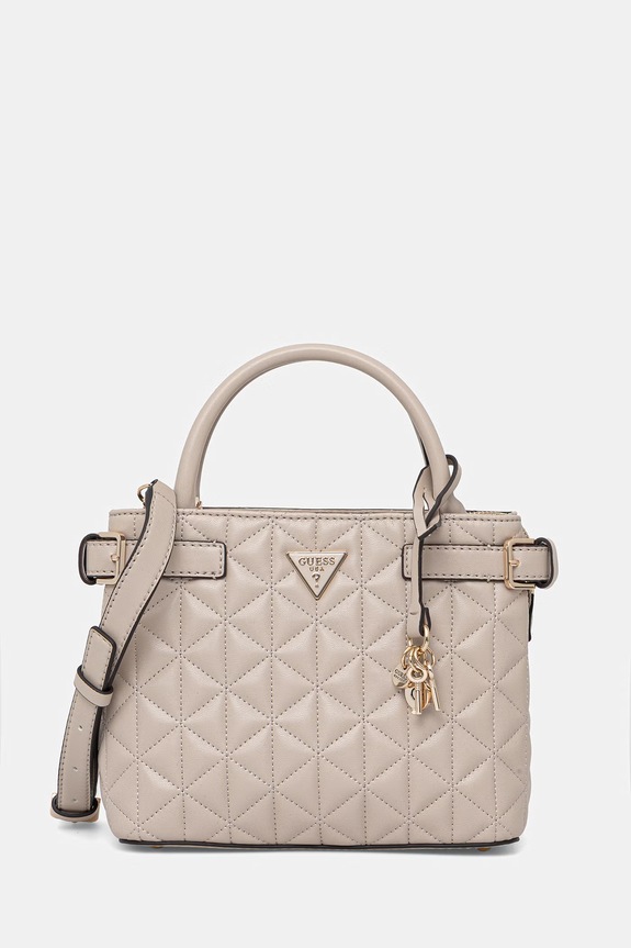 Guess torebka PAISLEIGH nie mieści A4 beżowy HWQG98.83050