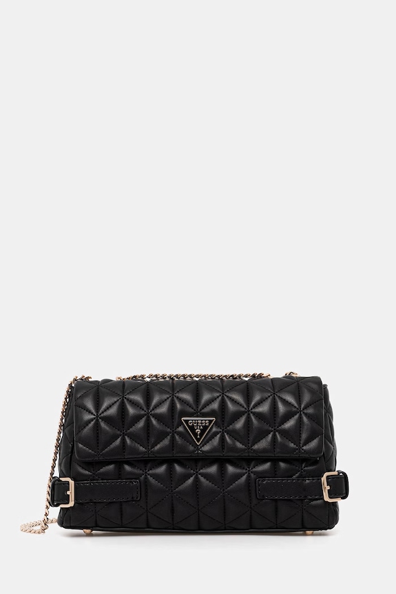 Guess torebka PAISLEIGH nie mieści A4 czarny HWQG98.83210