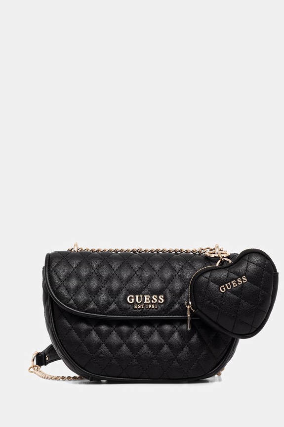 Guess torebka ATABEY aplikacja czarny HWQG98.94210