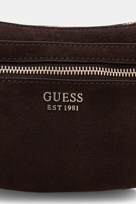 Guess torebka zamszowa MARSHA HWSG95.01720 brązowy
